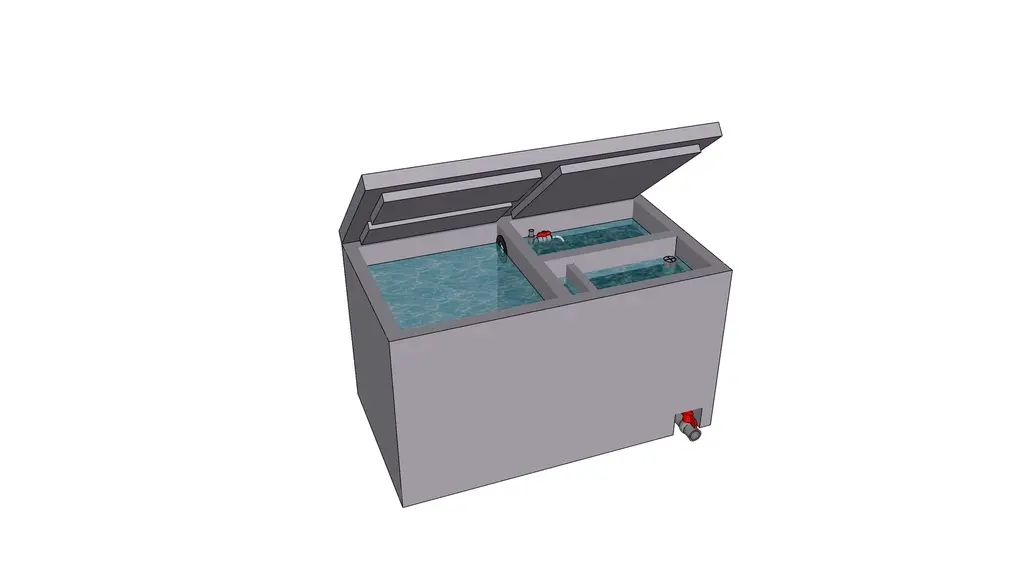 Aquaponic Pre-Growing Tank Aquaponic Pre-Growing System for Fish Rearing