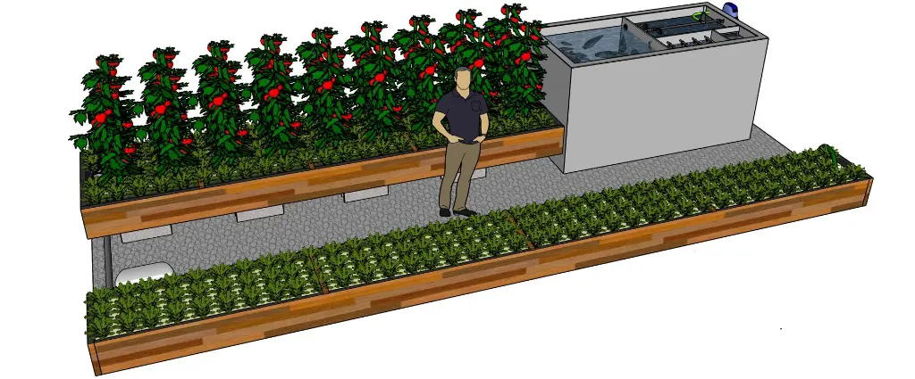 Modul with Hydroculture