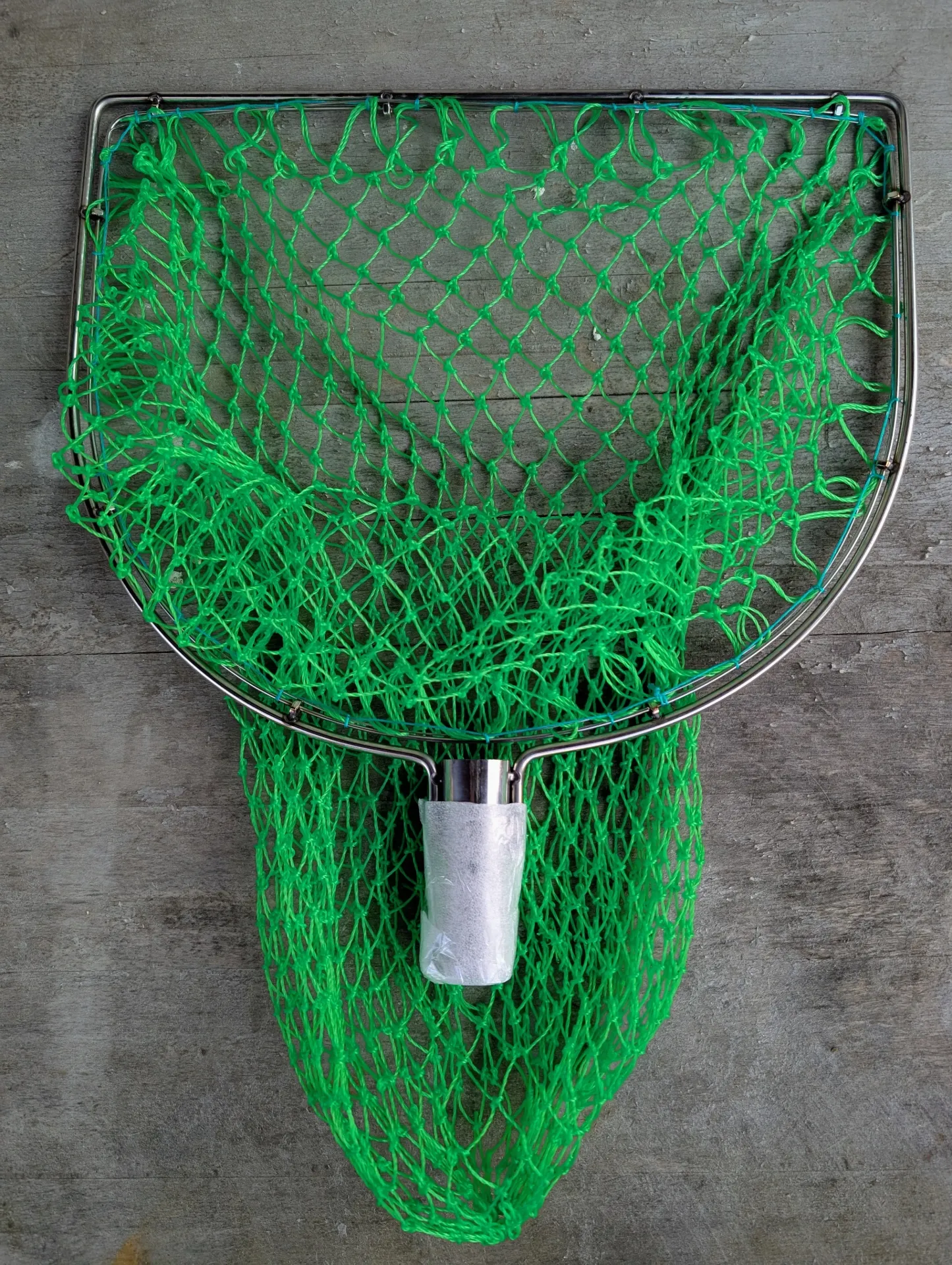 Kescherkopf - Edelstahl Doppelring 40cm