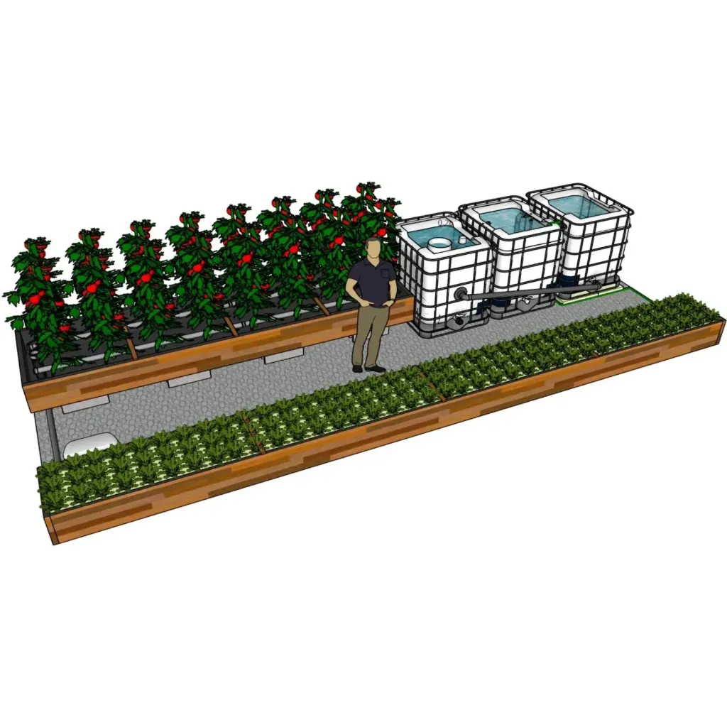 Bauplan - 3 IBC-Hochleistungsanlage (English)